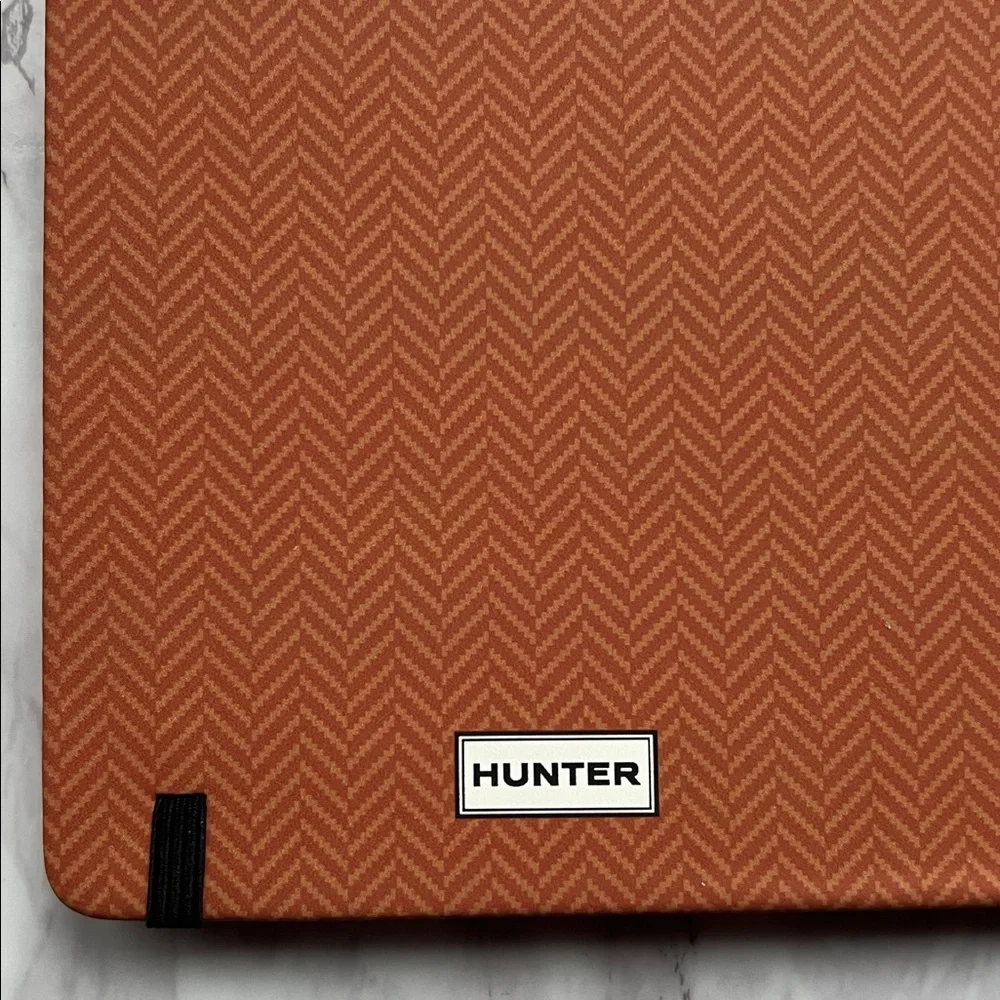 Hunter Orange and Black Casebound Notebooks Set of 2